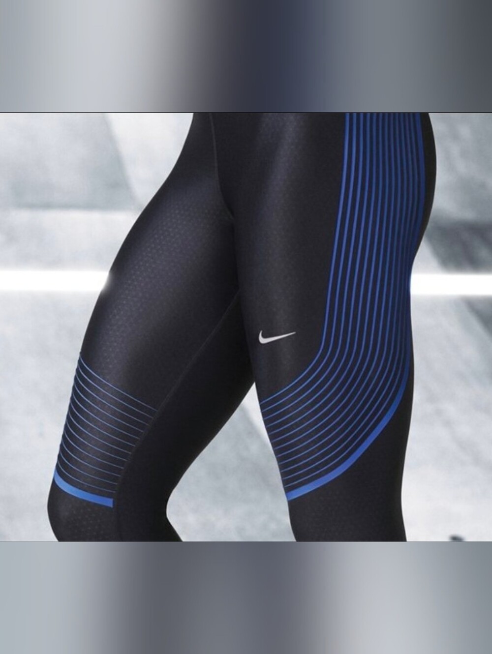 NIKE POWER FLASH RUNNING TIGHTS **RARE** SZ L